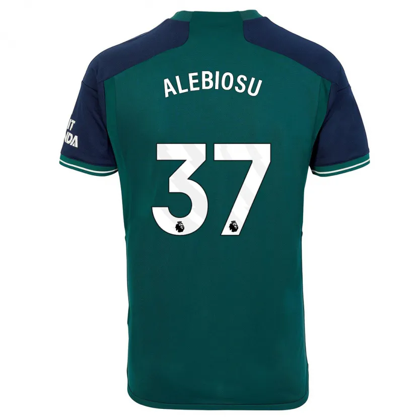 Danxen Hombre Camiseta Ryan Alebiosu #37 Verde Equipación Tercera 2023/24 La Camisa