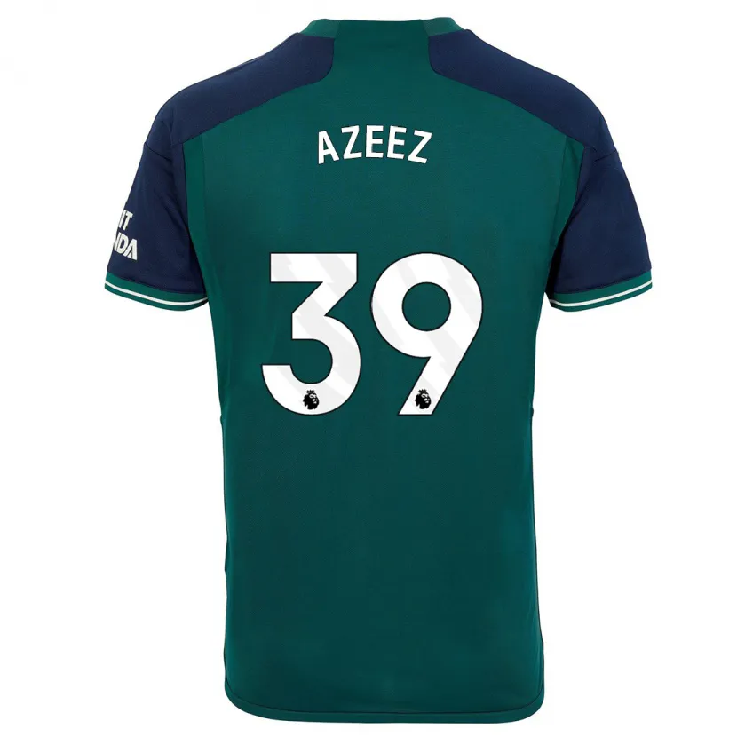 Danxen Hombre Camiseta Miguel Azeez #39 Verde Equipación Tercera 2023/24 La Camisa