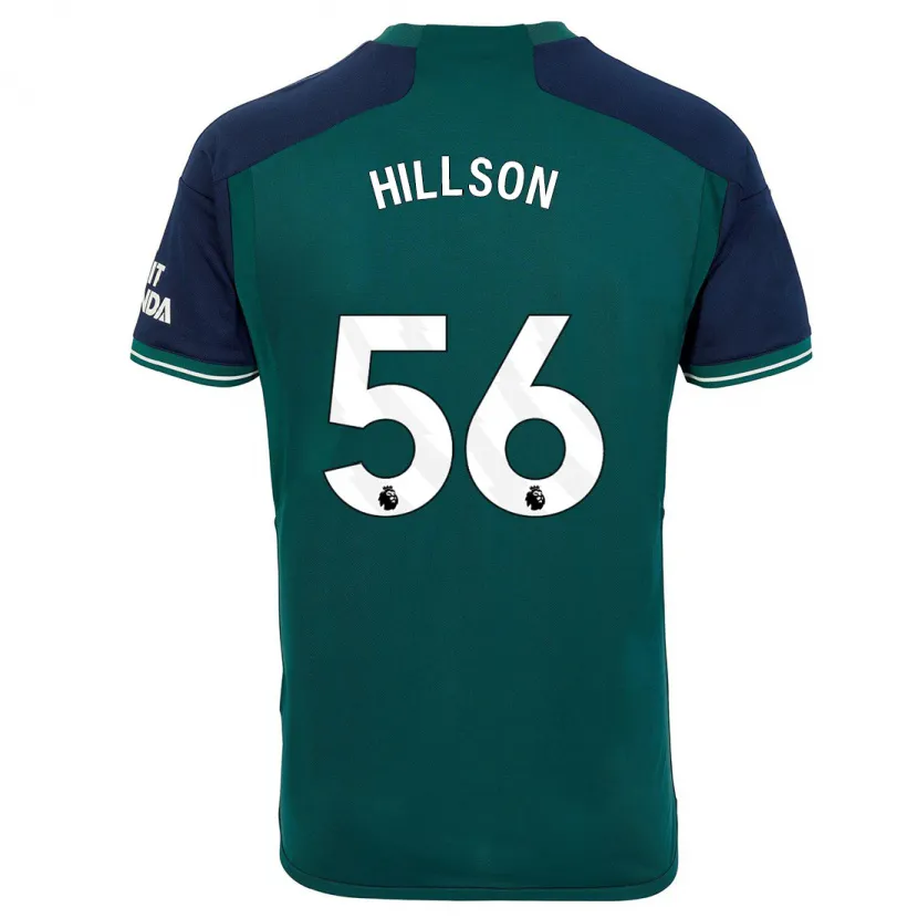 Danxen Hombre Camiseta James Hillson #56 Verde Equipación Tercera 2023/24 La Camisa