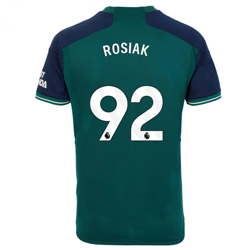 Danxen Hombre Camiseta Michal Rosiak #92 Verde Equipación Tercera 2023/24 La Camisa