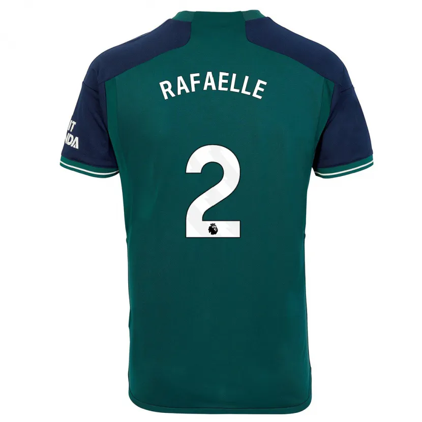 Danxen Hombre Camiseta Rafaelle Souza #2 Verde Equipación Tercera 2023/24 La Camisa