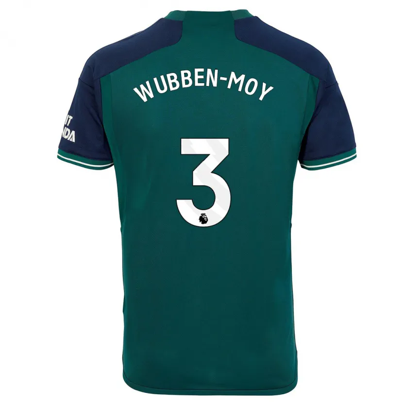 Danxen Hombre Camiseta Lotte Wubben-Moy #3 Verde Equipación Tercera 2023/24 La Camisa