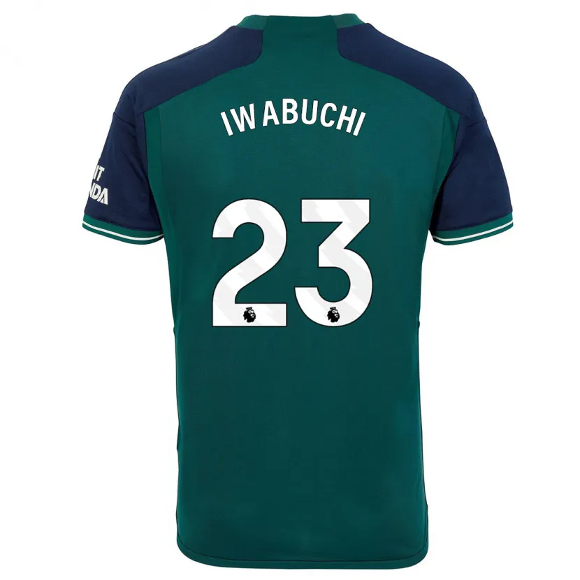 Danxen Hombre Camiseta Mana Iwabuchi #23 Verde Equipación Tercera 2023/24 La Camisa