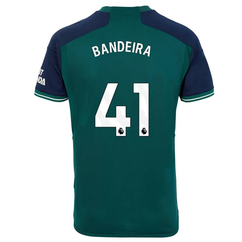 Danxen Hombre Camiseta Mauro Bandeira #41 Verde Equipación Tercera 2023/24 La Camisa