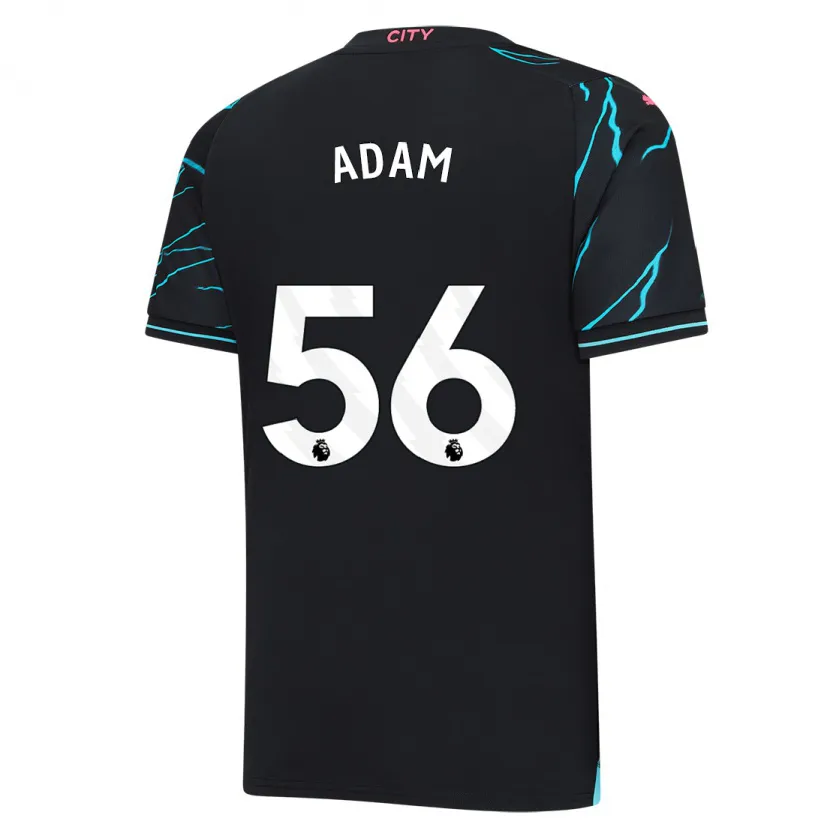 Danxen Hombre Camiseta Josh Adam #56 Azul Oscuro Equipación Tercera 2023/24 La Camisa