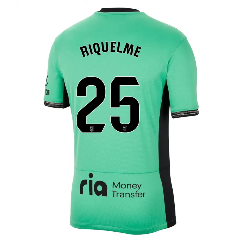 Danxen Hombre Camiseta Rodrigo Riquelme #25 Primavera Verde Equipación Tercera 2023/24 La Camisa