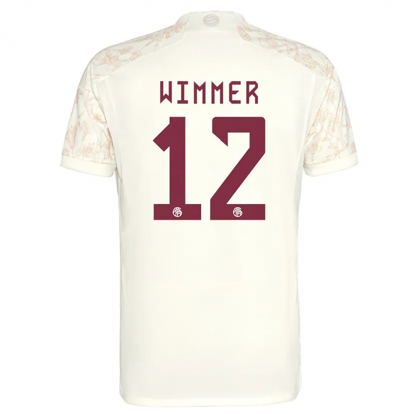 Danxen Hombre Camiseta Benedikt Wimmer #12 Blanquecino Equipación Tercera 2023/24 La Camisa