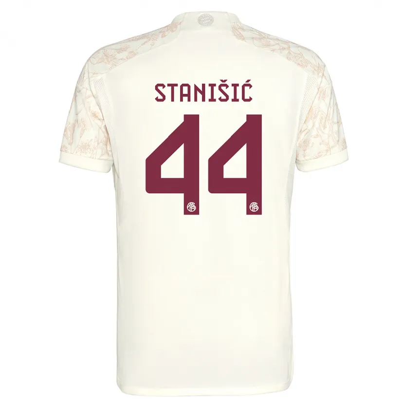 Danxen Hombre Camiseta Josip Stanisic #44 Blanquecino Equipación Tercera 2023/24 La Camisa