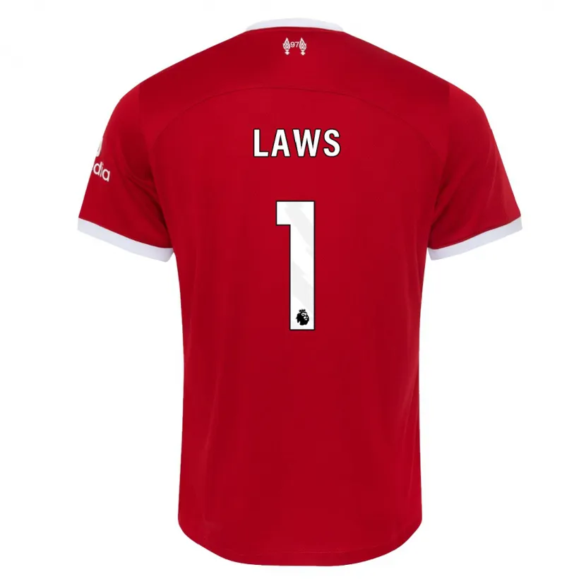 Danxen Mujer Camiseta Rachael Laws #1 Rojo 1ª Equipación 2023/24 La Camisa