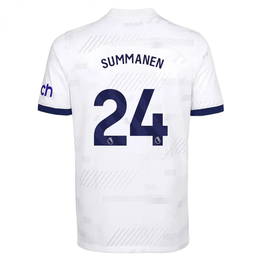 Danxen Mujer Camiseta Eveliina Summanen #24 Blanco 1ª Equipación 2023/24 La Camisa