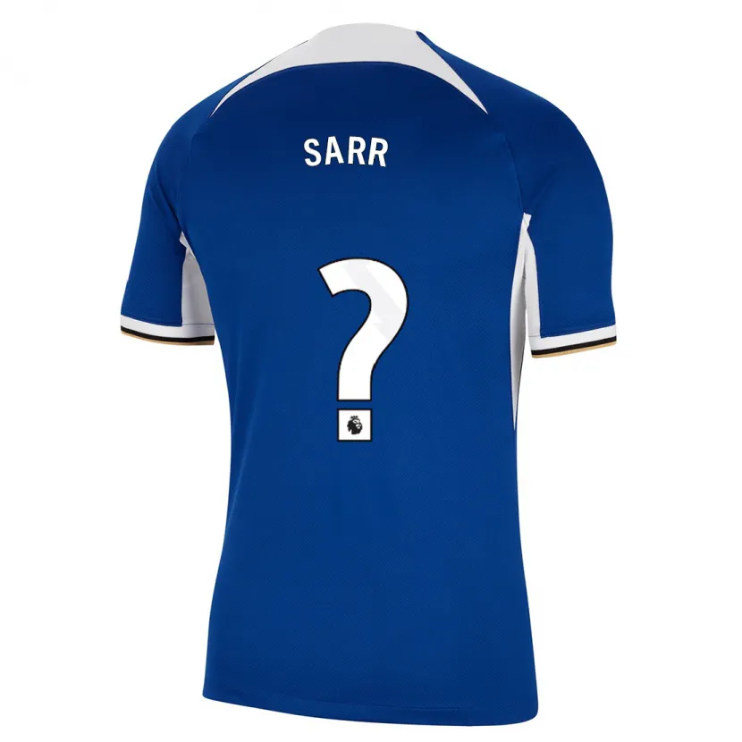 Danxen Mujer Camiseta Malang Sarr #0 Azul 1ª Equipación 2023/24 La Camisa