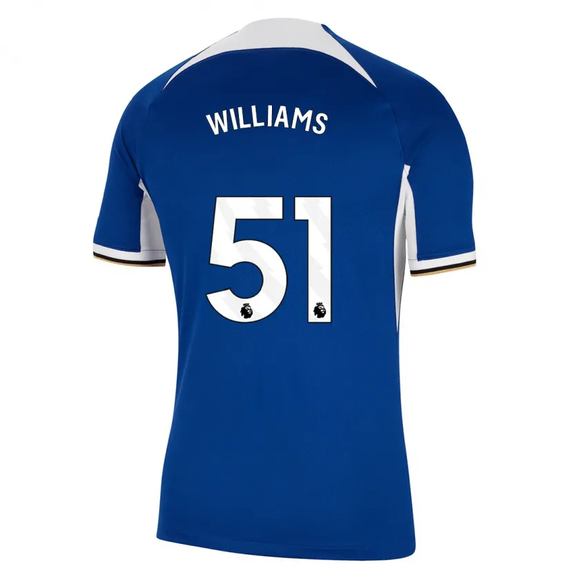 Danxen Mujer Camiseta Dylan Williams #51 Azul 1ª Equipación 2023/24 La Camisa