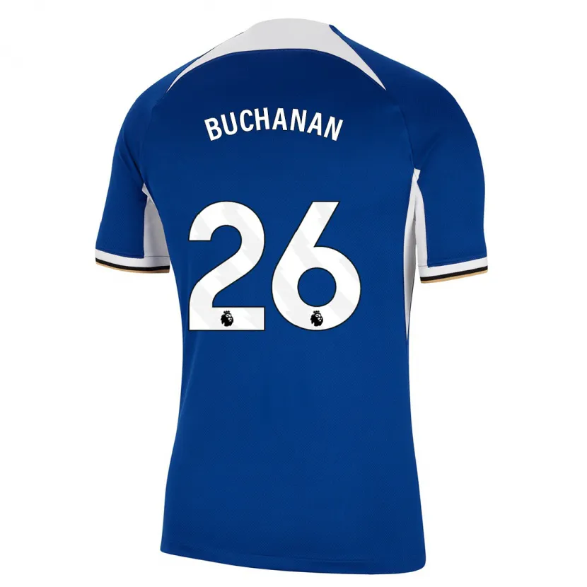 Danxen Mujer Camiseta Kadeisha Buchanan #26 Azul 1ª Equipación 2023/24 La Camisa