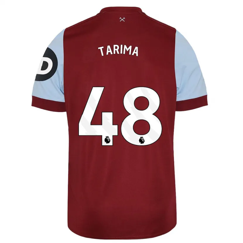 Danxen Mujer Camiseta Sean Tarima #48 Granate 1ª Equipación 2023/24 La Camisa