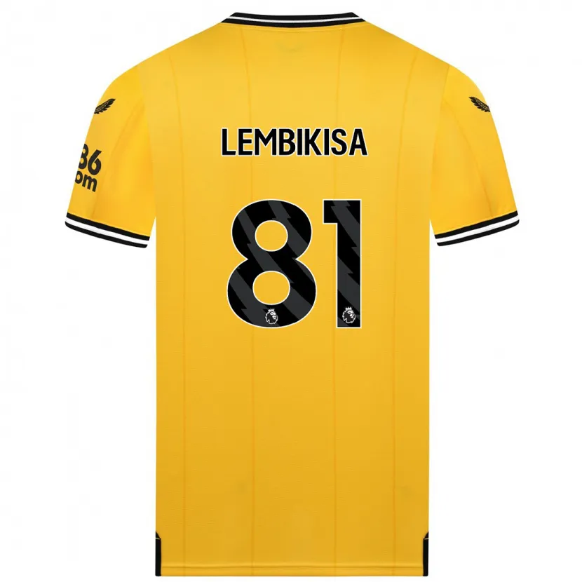 Danxen Mujer Camiseta Dexter Lembikisa #81 Amarillo 1ª Equipación 2023/24 La Camisa