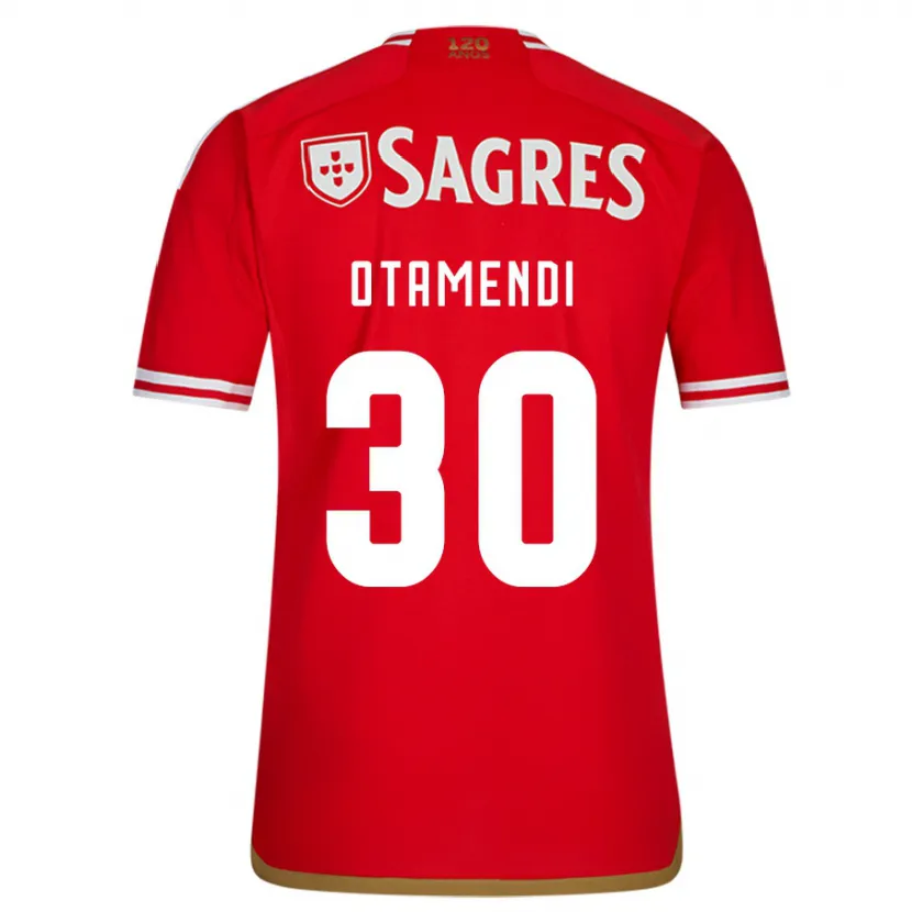 Danxen Mujer Camiseta Nicolás Otamendi #30 Rojo 1ª Equipación 2023/24 La Camisa