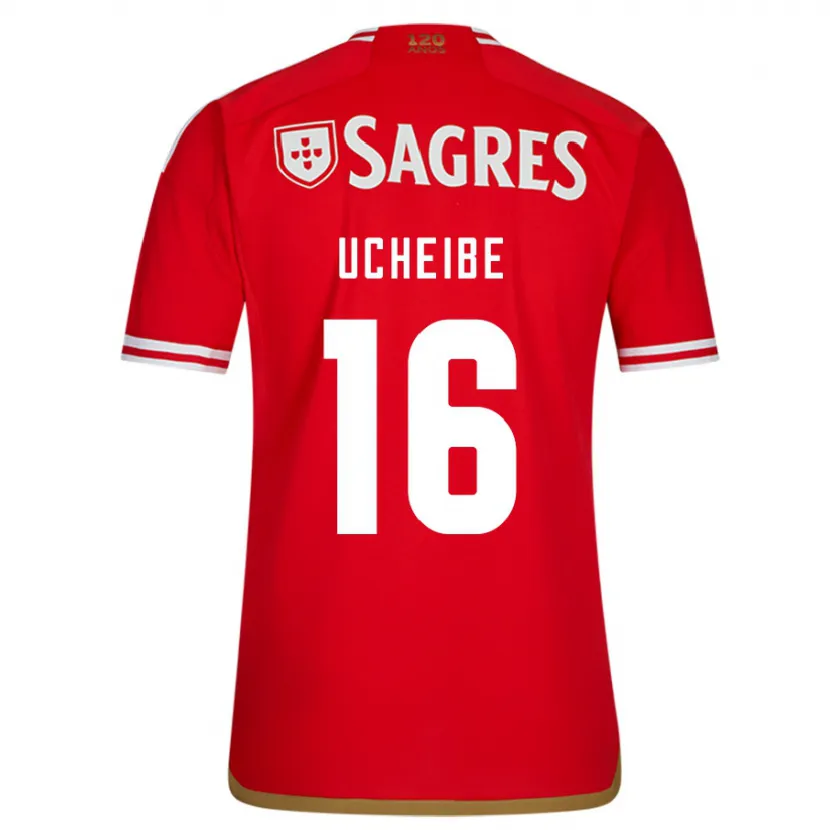 Danxen Mujer Camiseta Christy Ucheibe #16 Rojo 1ª Equipación 2023/24 La Camisa