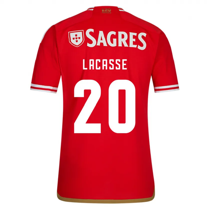 Danxen Mujer Camiseta Cloe Lacasse #20 Rojo 1ª Equipación 2023/24 La Camisa