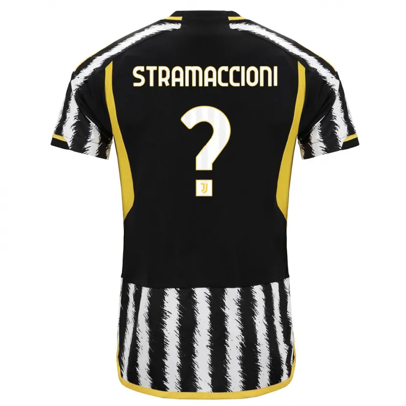 Danxen Mujer Camiseta Diego Stramaccioni #0 Blanco Negro 1ª Equipación 2023/24 La Camisa