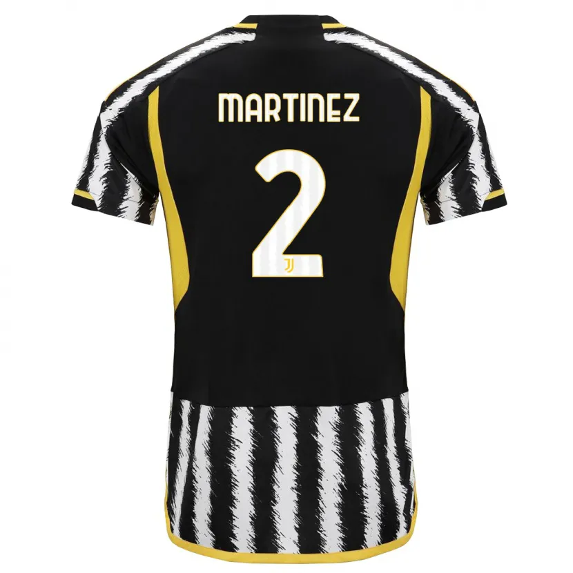 Danxen Mujer Camiseta Bruno Martinez #2 Blanco Negro 1ª Equipación 2023/24 La Camisa