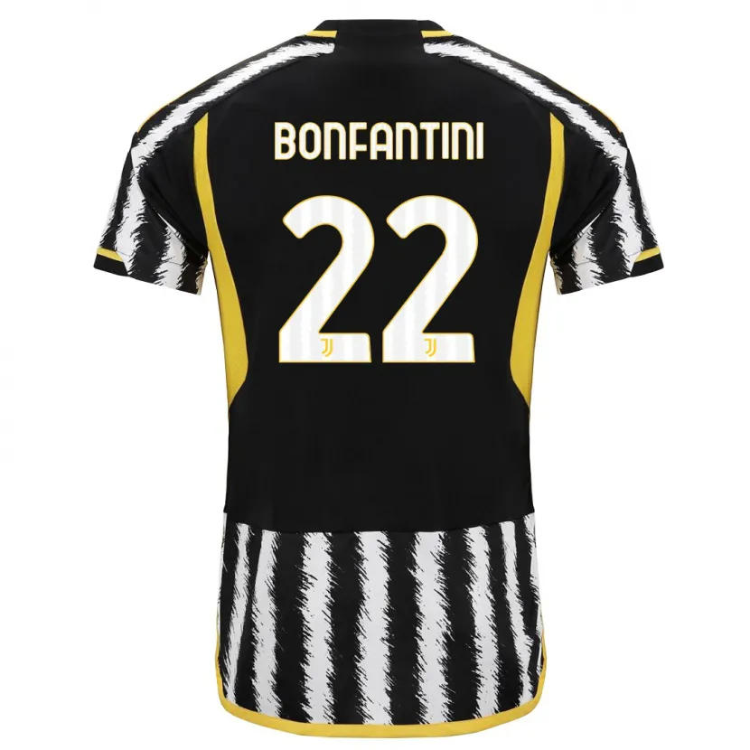 Danxen Mujer Camiseta Agnese Bonfantini #22 Blanco Negro 1ª Equipación 2023/24 La Camisa