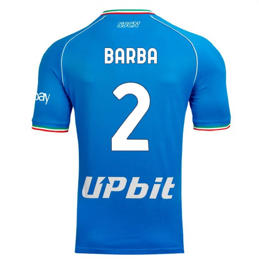 Danxen Mujer Camiseta Benedetto Barba #2 Cielo Azul 1ª Equipación 2023/24 La Camisa