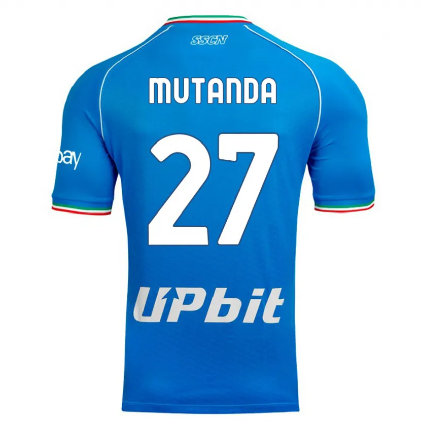 Danxen Mujer Camiseta Noah Mutanda #27 Cielo Azul 1ª Equipación 2023/24 La Camisa