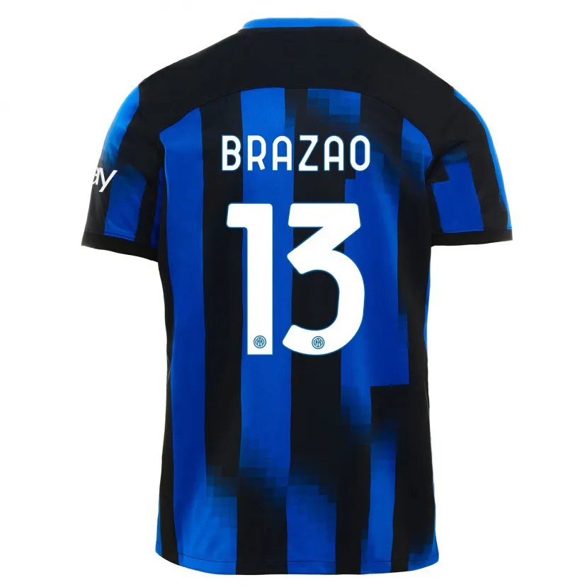 Danxen Mujer Camiseta Gabriel Brazao #13 Azul Negro 1ª Equipación 2023/24 La Camisa