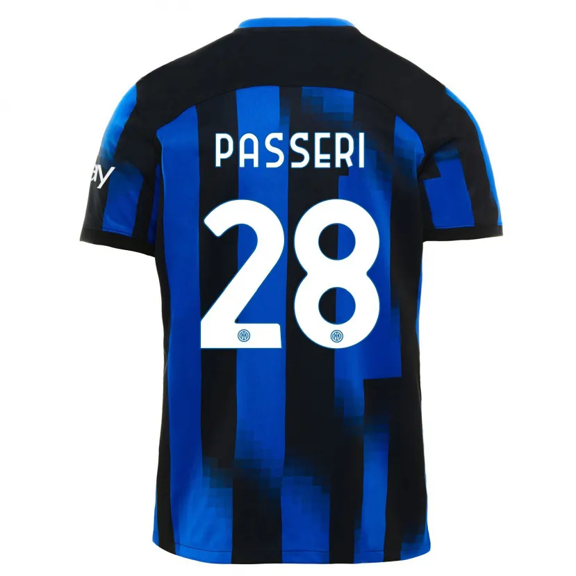 Danxen Mujer Camiseta Angela Passeri #28 Azul Negro 1ª Equipación 2023/24 La Camisa