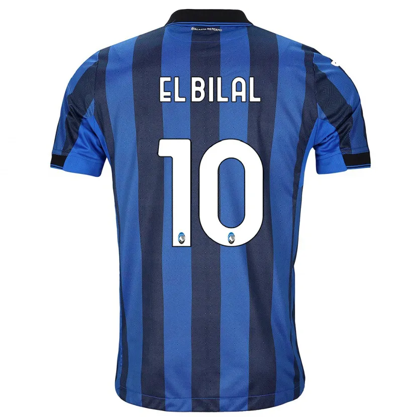 Danxen Mujer Camiseta El Bilal Touré #10 Azul Negro 1ª Equipación 2023/24 La Camisa