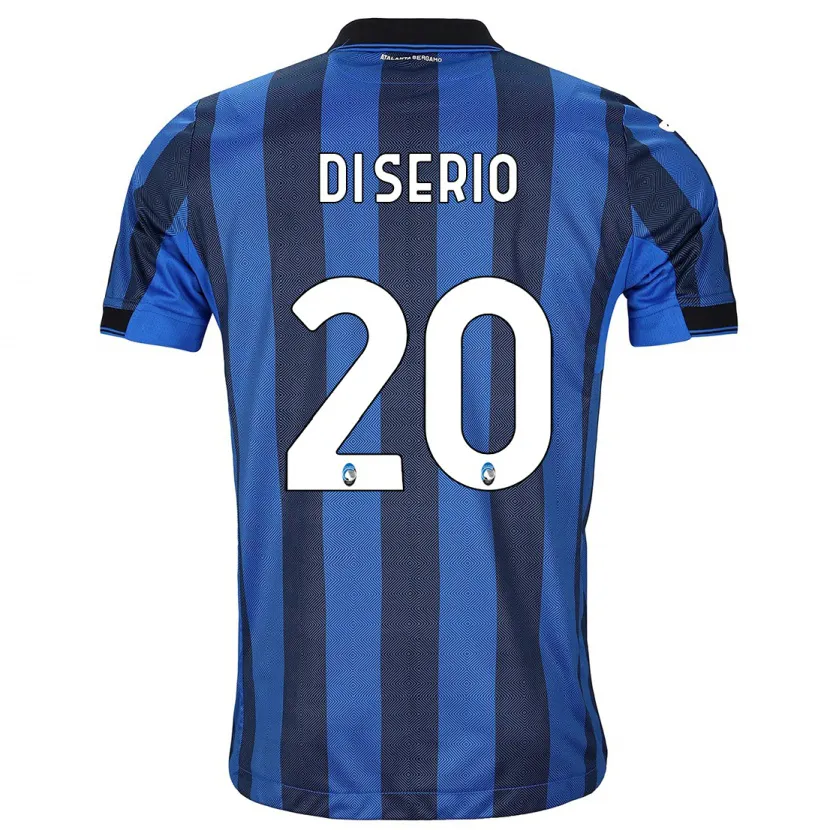 Danxen Mujer Camiseta Giuseppe Di Serio #20 Azul Negro 1ª Equipación 2023/24 La Camisa