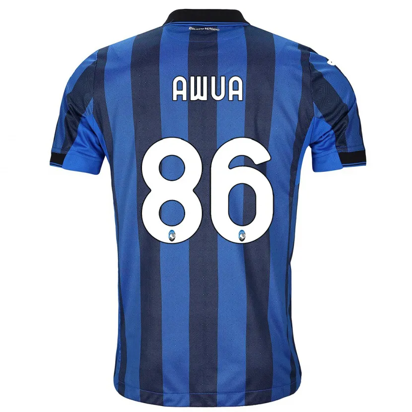 Danxen Mujer Camiseta Theophilus Awua #86 Azul Negro 1ª Equipación 2023/24 La Camisa