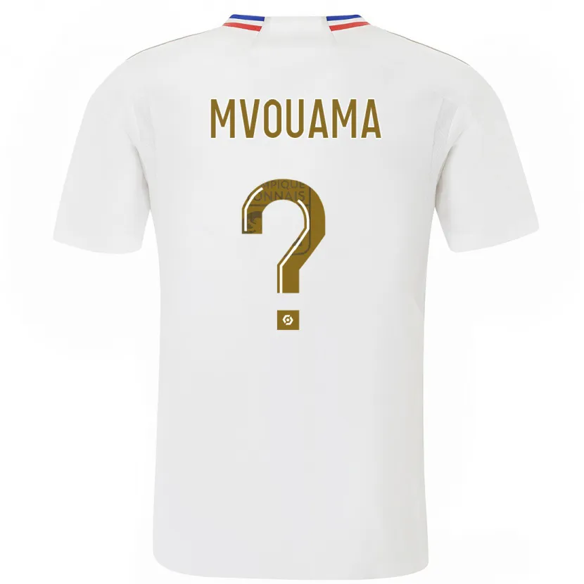 Danxen Mujer Camiseta Olivier Mvouama #0 Blanco 1ª Equipación 2023/24 La Camisa