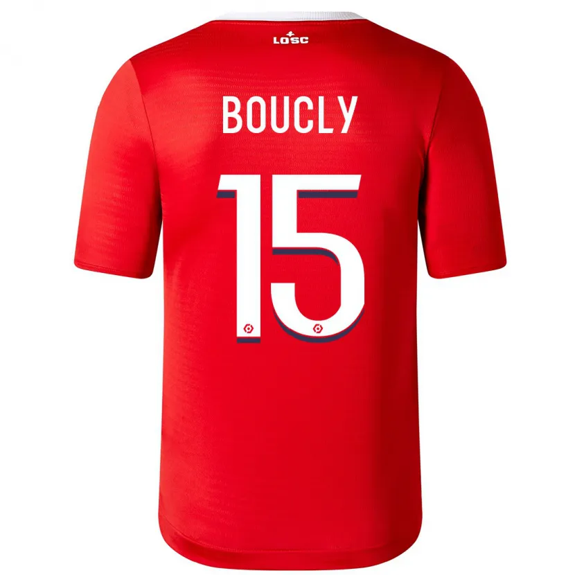 Danxen Mujer Camiseta Maite Boucly #15 Rojo 1ª Equipación 2023/24 La Camisa