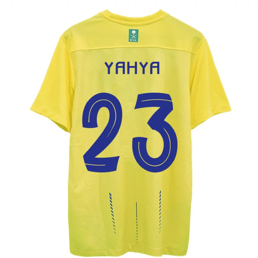 Danxen Mujer Camiseta Ayman Yahya #23 Amarillo 1ª Equipación 2023/24 La Camisa