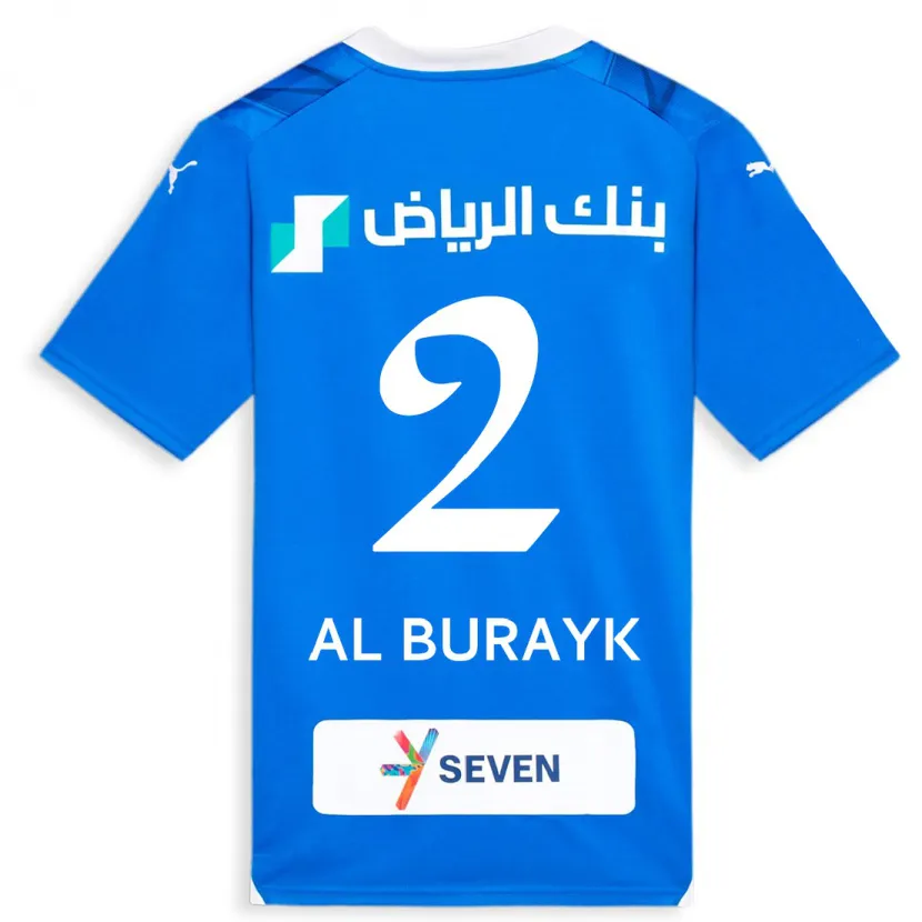 Danxen Mujer Camiseta Mohammed Al-Burayk #2 Azul 1ª Equipación 2023/24 La Camisa