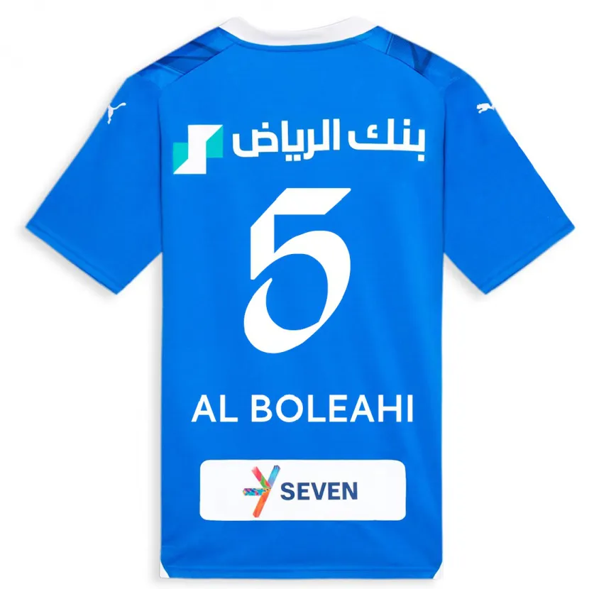 Danxen Mujer Camiseta Ali Al-Boleahi #5 Azul 1ª Equipación 2023/24 La Camisa