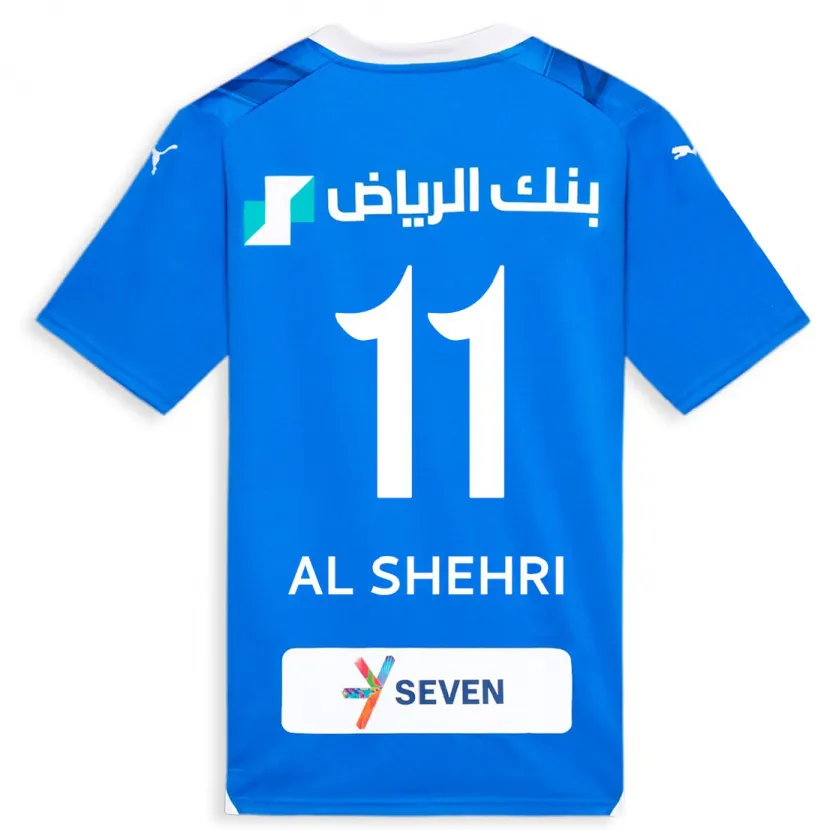 Danxen Mujer Camiseta Saleh Al-Shehri #11 Azul 1ª Equipación 2023/24 La Camisa