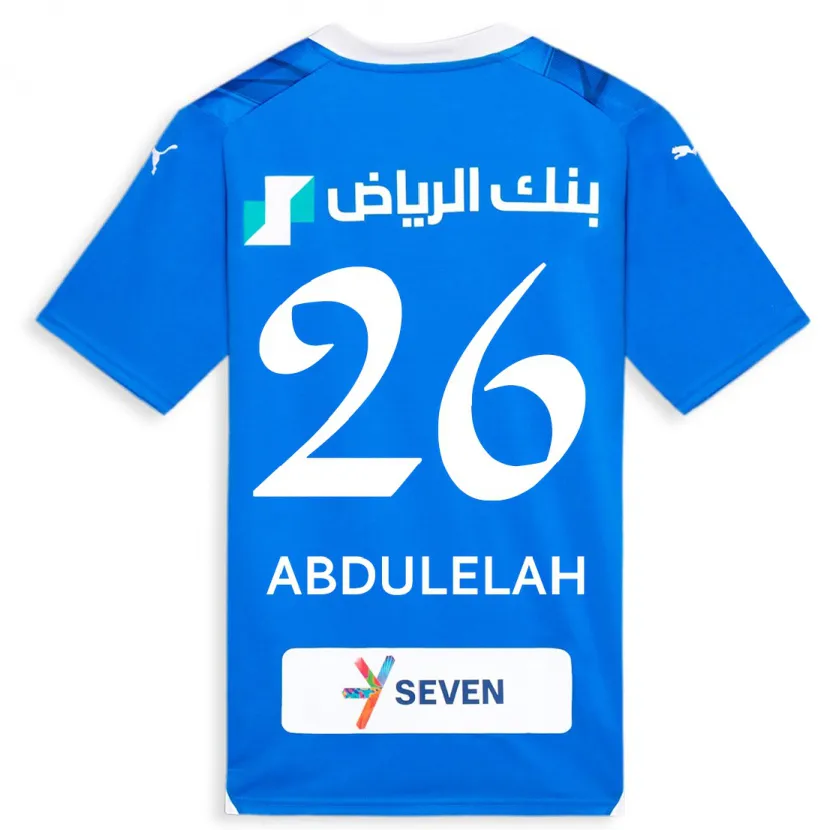 Danxen Mujer Camiseta Abdulelah Al-Malki #26 Azul 1ª Equipación 2023/24 La Camisa