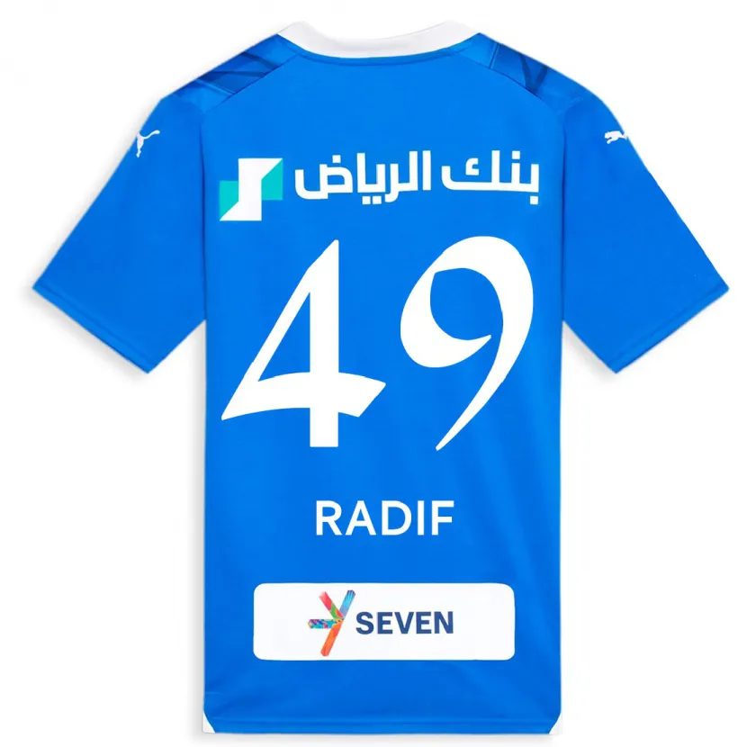 Danxen Mujer Camiseta Abdullah Radif #49 Azul 1ª Equipación 2023/24 La Camisa