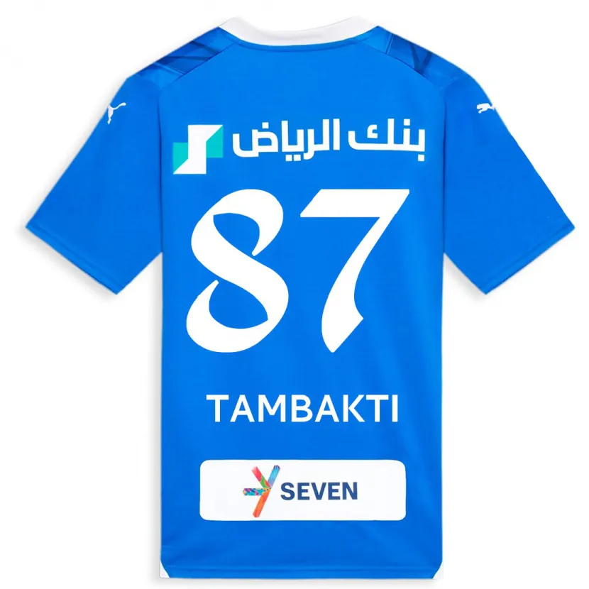 Danxen Mujer Camiseta Hassan Tambakti #87 Azul 1ª Equipación 2023/24 La Camisa