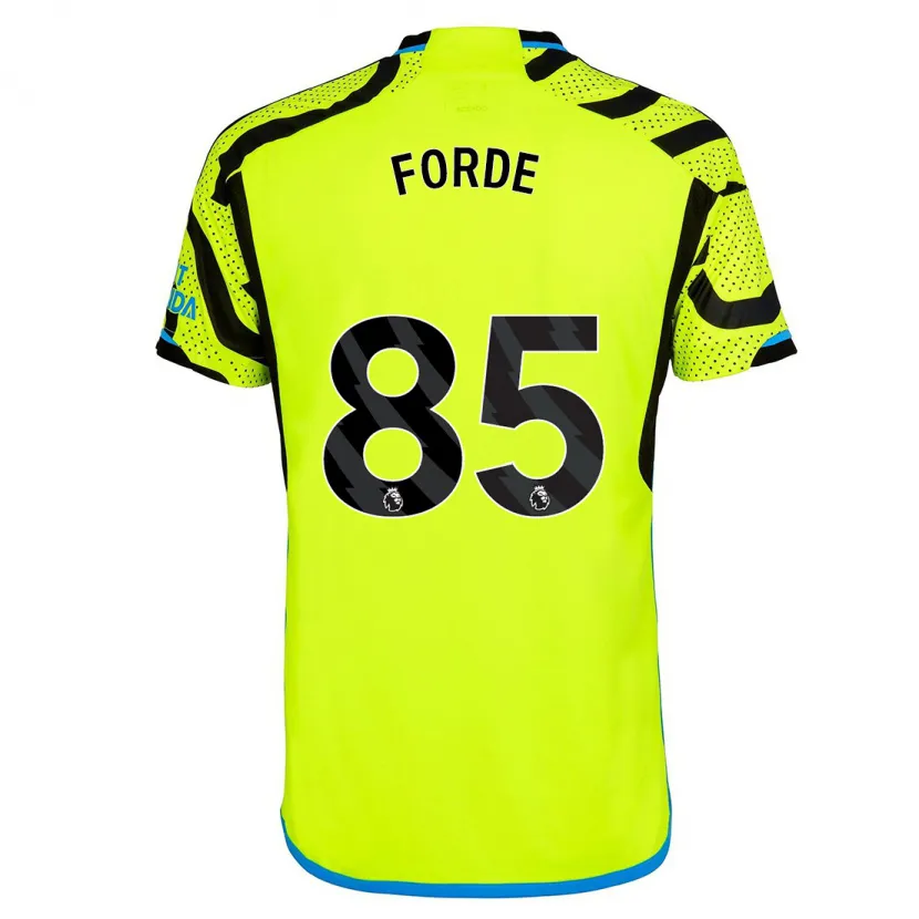 Danxen Mujer Camiseta Romari Forde #85 Amarillo 2ª Equipación 2023/24 La Camisa