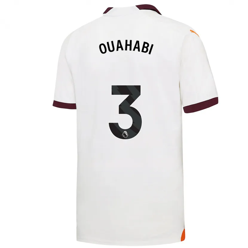 Danxen Mujer Camiseta Leila Ouahabi #3 Blanco 2ª Equipación 2023/24 La Camisa