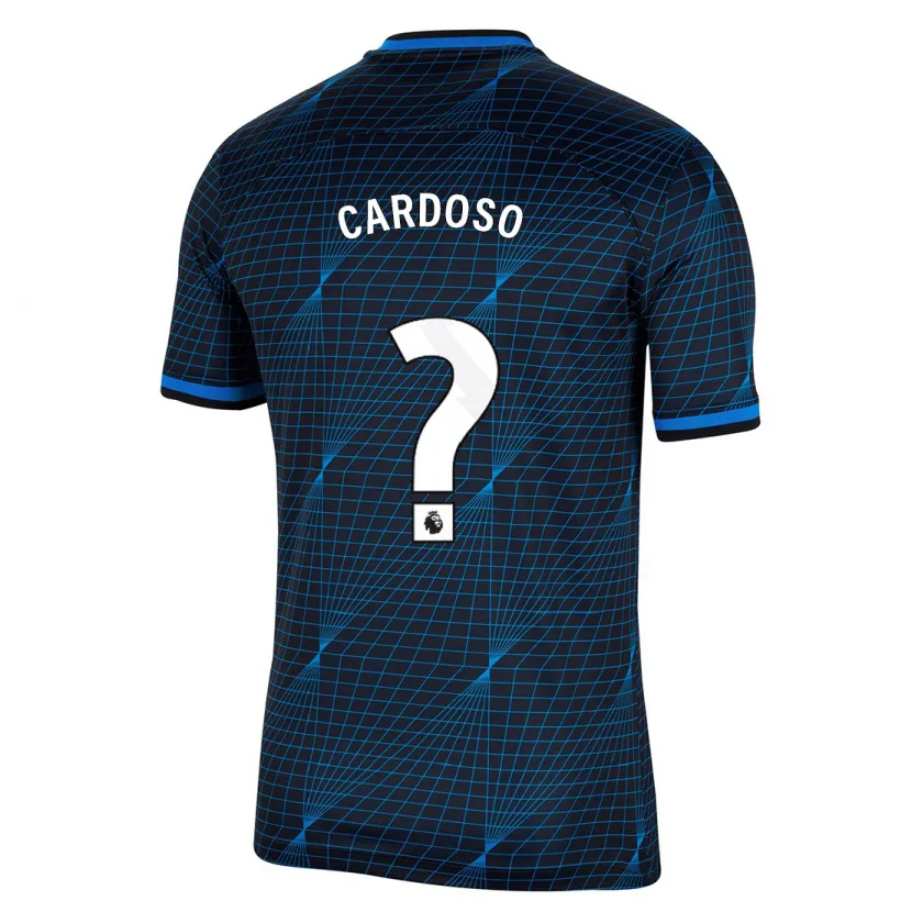 Danxen Mujer Camiseta Leo Cardoso #0 Azul Oscuro 2ª Equipación 2023/24 La Camisa