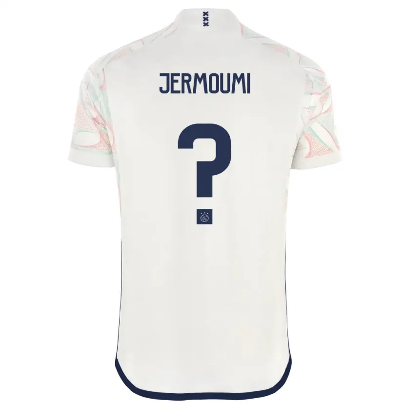 Danxen Mujer Camiseta Diyae Jermoumi #0 Blanco 2ª Equipación 2023/24 La Camisa