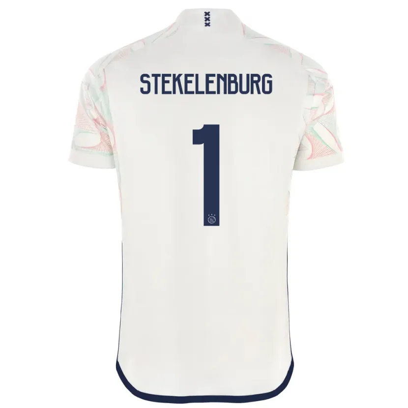 Danxen Mujer Camiseta Maarten Stekelenburg #1 Blanco 2ª Equipación 2023/24 La Camisa