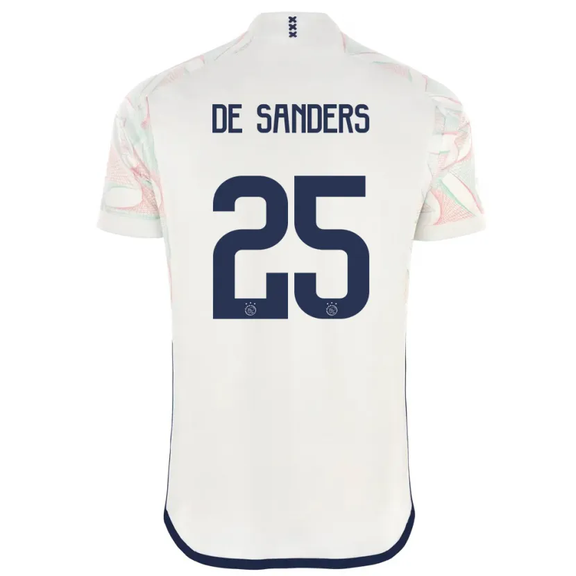 Danxen Mujer Camiseta Kay-Lee De Sanders #25 Blanco 2ª Equipación 2023/24 La Camisa