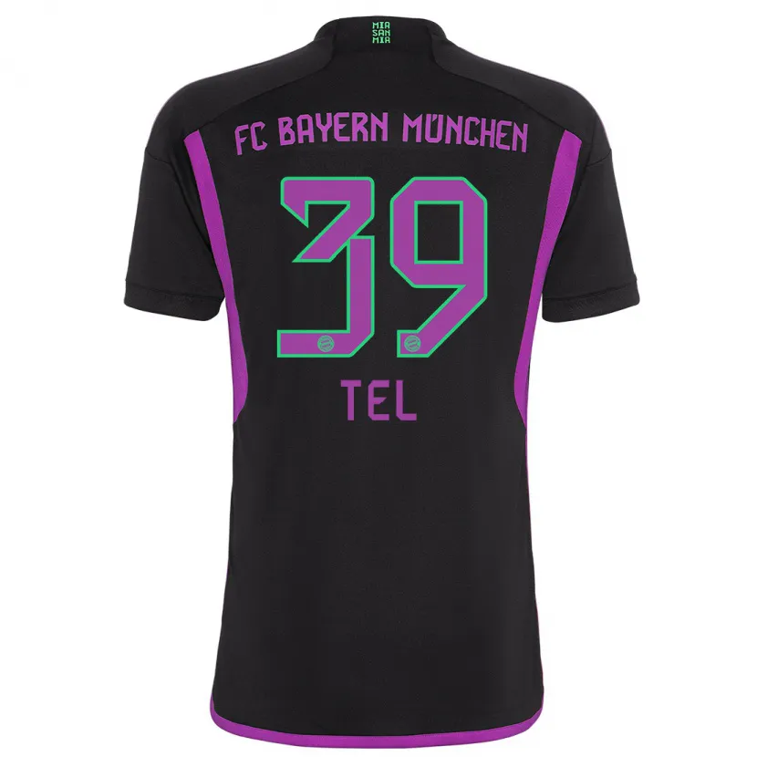 Danxen Mujer Camiseta Mathys Tel #39 Negro 2ª Equipación 2023/24 La Camisa