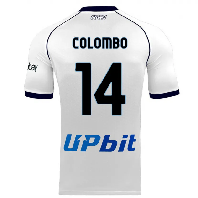 Danxen Mujer Camiseta Sofia Colombo #14 Blanco 2ª Equipación 2023/24 La Camisa