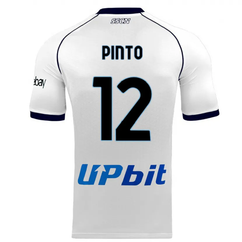 Danxen Mujer Camiseta Ciro Pinto #12 Blanco 2ª Equipación 2023/24 La Camisa